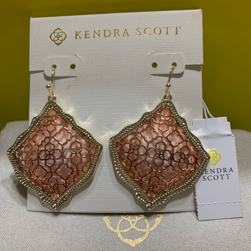 New Kendra Scott Kirsten Filigree Earrings - Picture 6 of 7